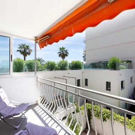 Modern 2 Bedrooms Quiet Terrace In A Palm Area, 30 Meters From Seaside *